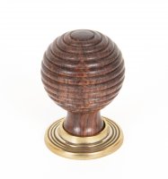 Rosewood and AB Beehive Cabinet Knob 38mm