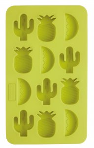 BarCraft Novelty Silicone Ice Cube Tray with Tropical Shapes