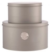 Typhoon Living grey Cake Tins - Set of 2