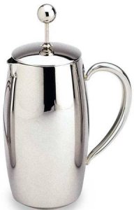 Café Stål Bellux Double Wall Mirror Finish 3 Cup Cafetiere