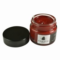 Shoe-String Famaco Leather Dye Cream - Red Rouge, 15ml