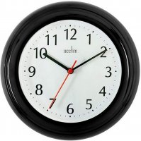 Acctim Wycombe Wall Clock - Black