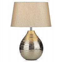 Dar Gustav Table Lamp Small Silver with Silver Shade