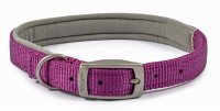 Ancol Padded Purple Dog Collar - Size 8