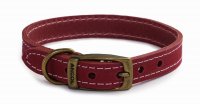 Timberwolf Leather Collar Raspberry 28-36cm Size 3