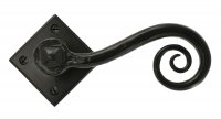 Black Monkeytail Lever on Rose Set (Diamond)