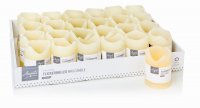 Premier Decorations Battery Operated 7cm Flicker Candle - Cream
