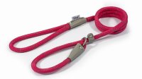 Ancol Rope Slip Reflective Pink Dog Collar - 120cm x 1cm