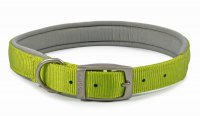 Ancol Padded Lime Dog Collar - Size 7