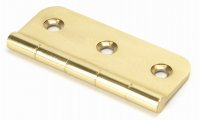 Polished Brass 3" Dummy Butt Hinge (Single)