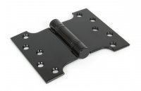 Black 4" x 3" x 5" Parliament Hinge (pair) ss