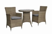 Wentworth 2 Seater Carver Bistro Set