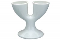 Apollo White Vinci Fine Porcelain Double Egg Cup