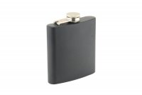 Stainless Steel Hip Flask 6oz( BLACK)
