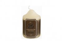 SiL Over Dipped Church Pillar Candle 5 x 8cm
