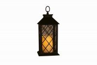 Jingles Battery Operated LED Flicker Candle Lantern 30 x 14 x 14cm