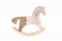 Jingles Wood & Birch Rocking Horse 31 x 27cm