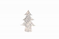 Jingles Battery Operated White LED Tree 30cm