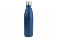 Apollo Housewares Stainless Steel Water Bottle 500ml - Dark Blue