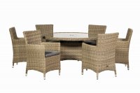 Wentworth Oval Carver 6 Seater Set