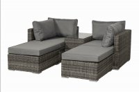 Paris 4 Seater 5pc Multi Setting Relaxer Set