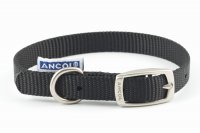 Ancol Black Nylon Dog Collar - 35cm/14"