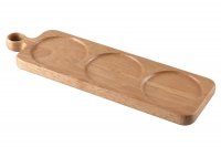 Apollo Rubberwood Dip Serving Board