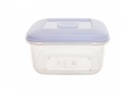 Whitefurze 1.6L Square Food Storage - White Lid