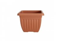 Whitefurze 30cm Square Athens Planter - Terracotta