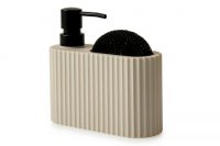 Casa&Casa Berkeley Soap Dispenser & Holder - Cream