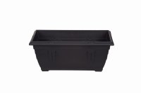 Whitefurze 40cm Venetian Window Box Black