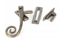 Aged Brass Monkeytail Fastener