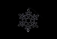 Jingles 57cm Snowflake 299 LED - White
