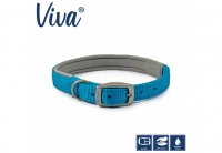 Ancol Padded Viva Collar Blue 35-43cm Size 4