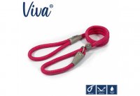 Ancol Viva Rope Slip Reflective - Pink 1.5m x 12m