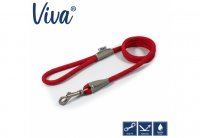 Viva Rope Lead Reflective - Red 1.07m x 10m