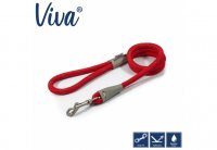 Ancol Viva Rope Lead Reflective - Red 1.07m x 12m