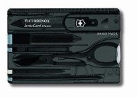 Victorinox Swiss Army Knife Swiss Card Classic - Black Transparent