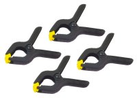 Rolson 4pc 90mm Spring Clamp Set