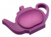 cw tea bag rest silicone - assorted colours