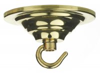 David Hunt Single Hook Plate Polished Brass