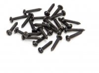 Black 6 x 3/4" Round Head Screws (25)