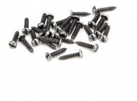 Pewter 4 x 1/2" Round Head Screws (25)