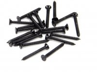Black 6 x 1¼" Countersunk Screws (25)