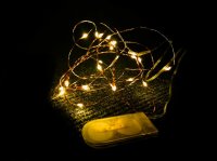 Jingles 20 Gold LED Flower Lights - Static