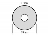 ForgeFix TechFast Bonded EPDM Washer 5.5 x 19mm (Box of 100)