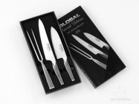Global Knives Classic Series 3 Piece Carving & Slicing Set