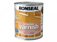 Ronseal Interior Quick Drying Varnish Satin 750ml - Light Oak