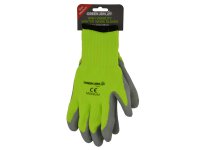 High Vis Winter Worker Gloves - Medium