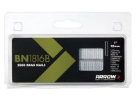 Arrow BN1816B Brad Nails 25mm Brown Head (Pack 2000)